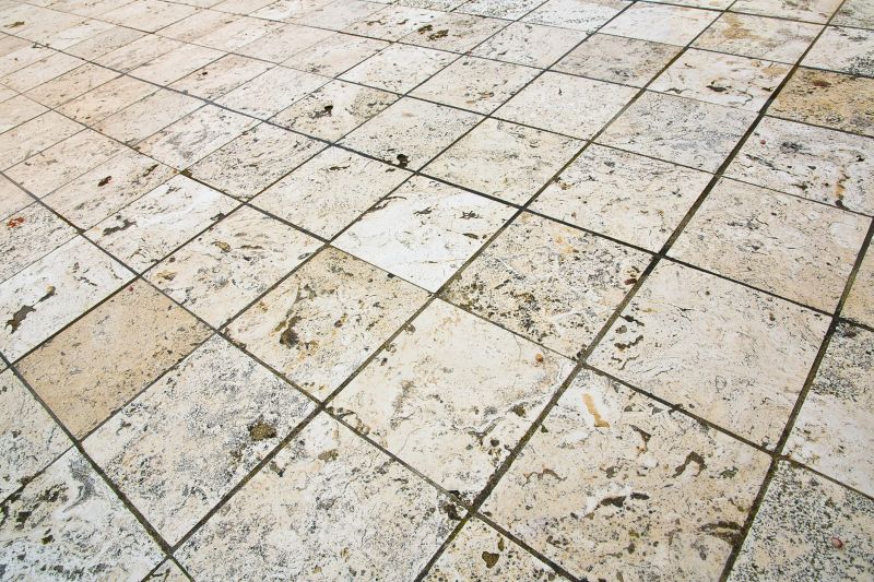 Travertine Pavings in Spring
